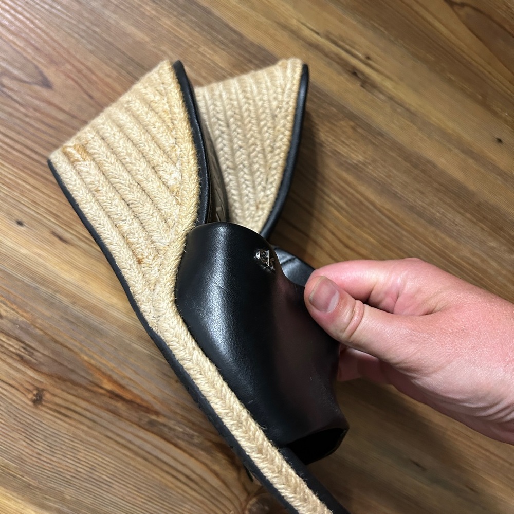 Calvin Klein Black Mules Sleek Minimalist Design